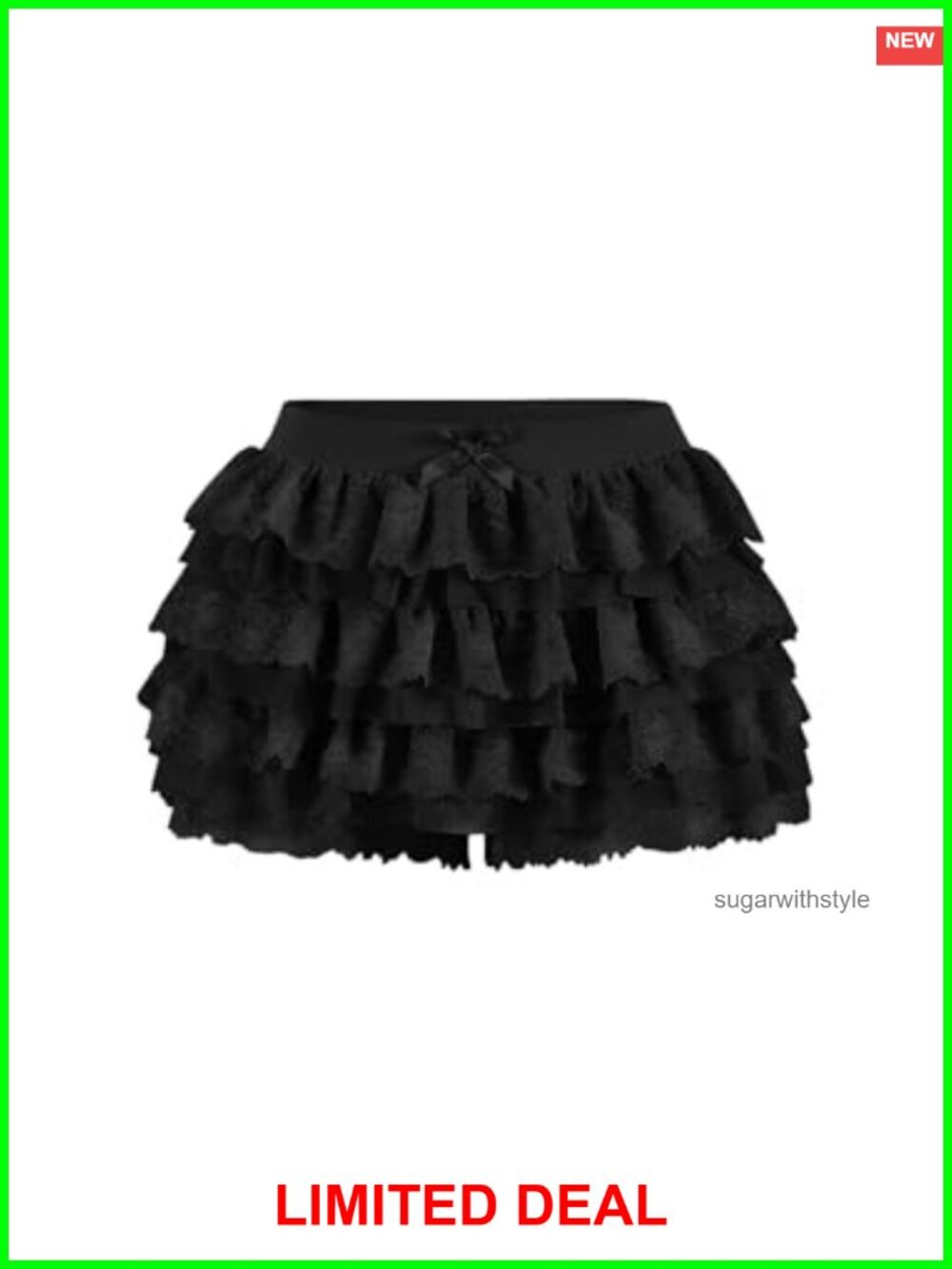 Lace Ruffle Bloomer Shorts Lolita Mini Skirt Look Panties